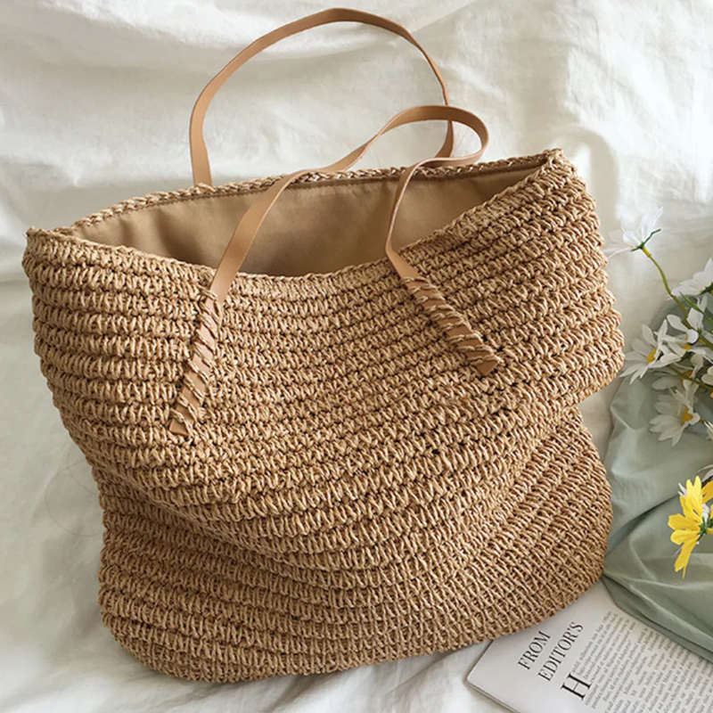 Ruime Handtas met Robuuste Schouderriem - TerraWoven