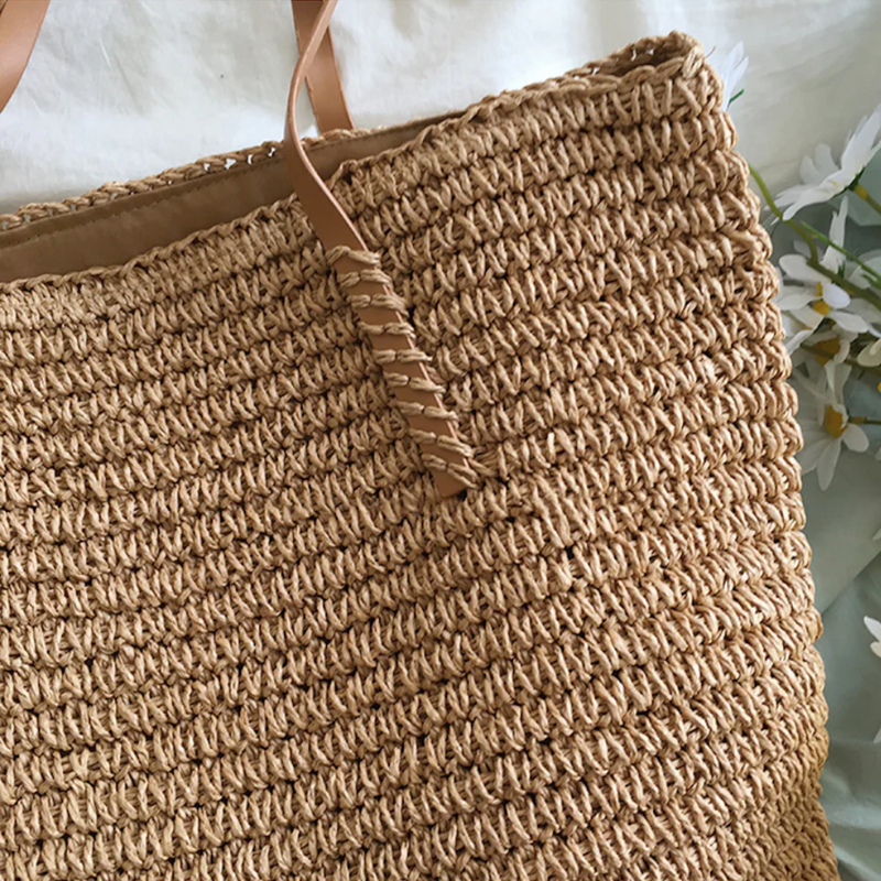 Ruime Handtas met Robuuste Schouderriem - TerraWoven