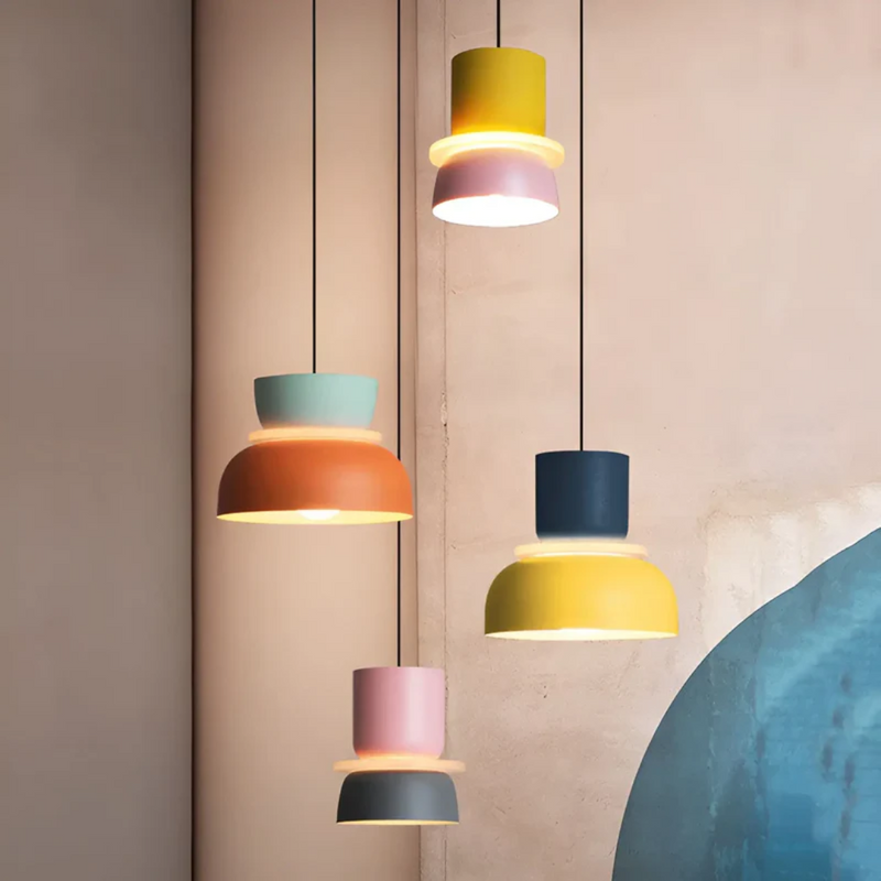 Kleurige en Trendy Macaron LED Hanglamp - VividGlow