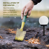 3 Stuks Waterdichte LED Zonne Tuinverlichting - SunLuxe Orbs