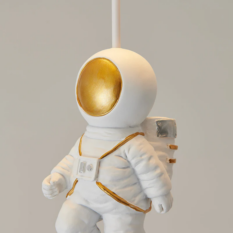 Trendy Maan/Astronaut Kinderkamer LED Plafondlamp - CosmoGlow