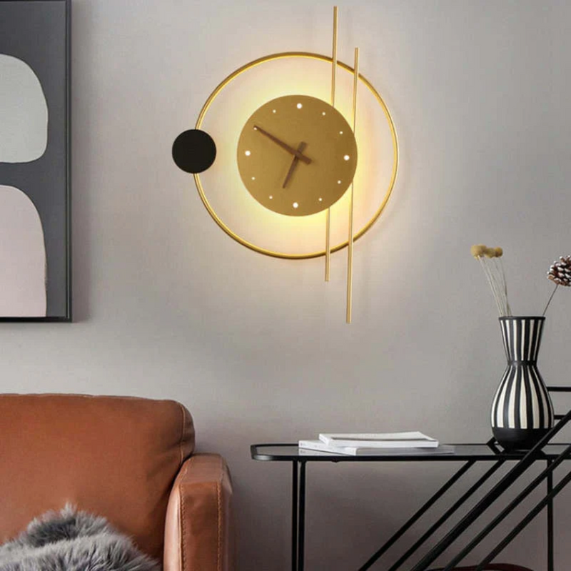 Moderne LED-Wandkloklamp - Chronos