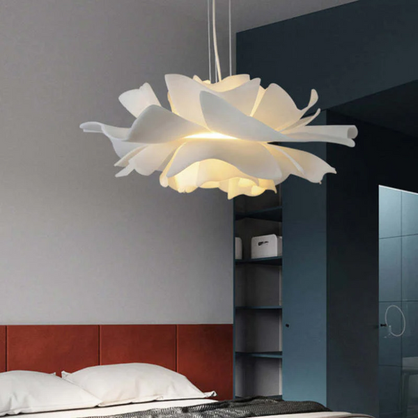 Design-Hanglamp Bloem Wit Metaal - Sophia