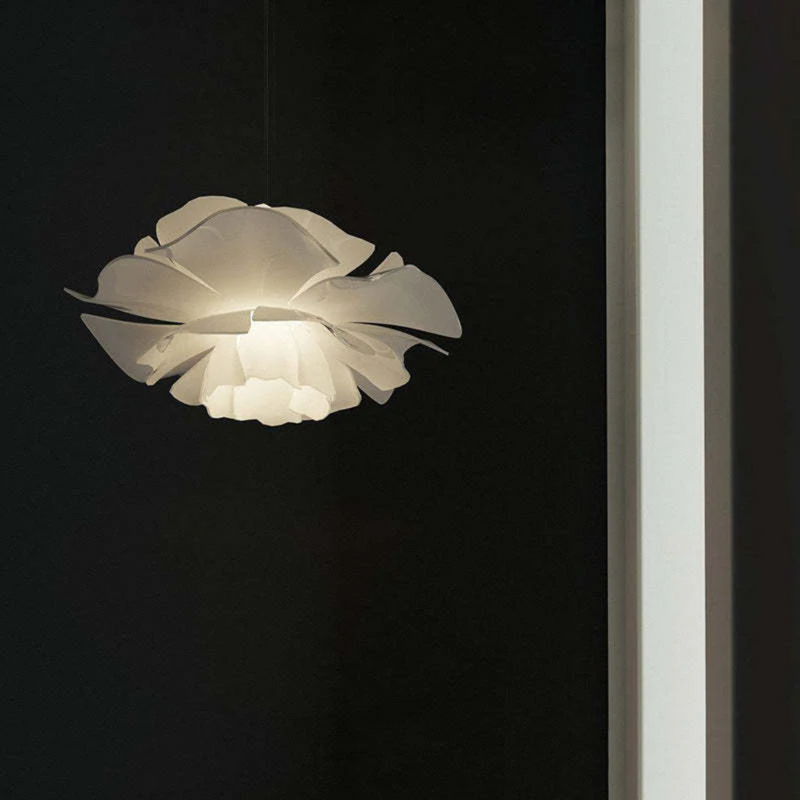 Design-Hanglamp Bloem Wit Metaal - Sophia