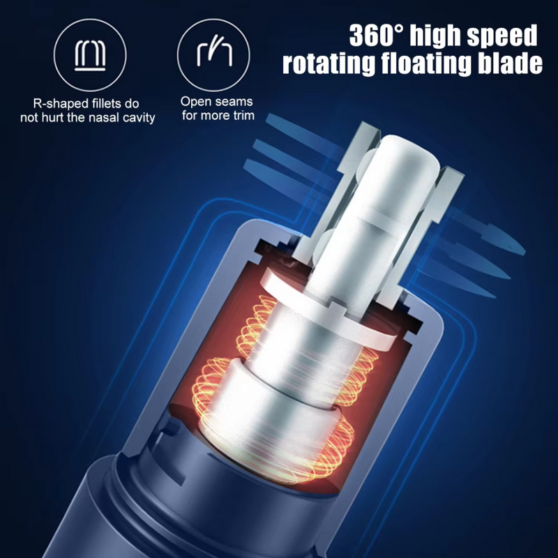 Oplaadbare Neus- en Oortrimmer - Pijnloze Gezichtsbehandeling
