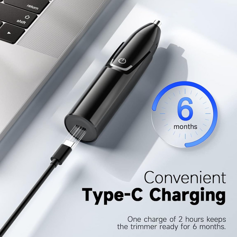 Oplaadbare Neus- en Oortrimmer - Pijnloze Gezichtsbehandeling