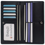 Ultra-dunne RFID-blokkerende leren kaartenportemonnee – Renée