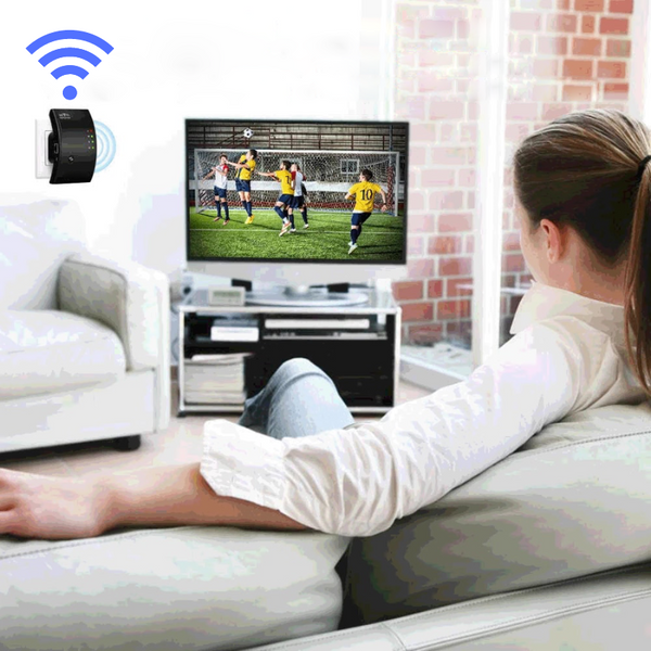 Draadloze WiFi Signaalversterker – Betrouwbare Internetuitbreiding voor Thuis en Kantoor