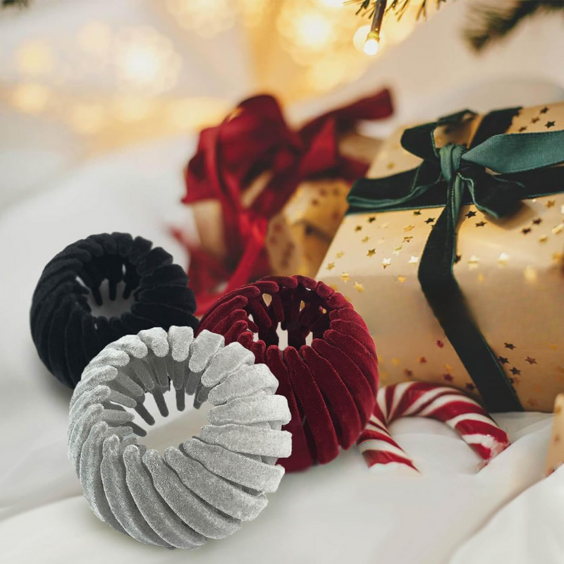 Stijlvolle Vogelnest-Haarclips - Set van 3