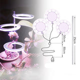 Angel Ring LED Groei Lamp - USB Volledig Spectrum Lamp voor Binnenplanten & Zaailingen