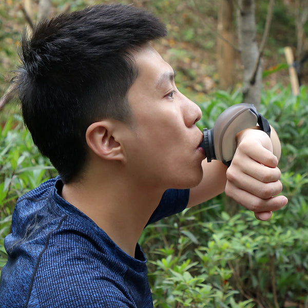 Verstelbare compacte polswaterfles - FlowBand