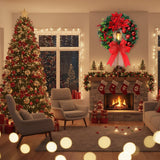 ORNAGLEAM – Krans met Lantaarn en Ornamenten voor Stralende Kerstmagie