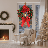 ORNAGLEAM – Krans met Lantaarn en Ornamenten voor Stralende Kerstmagie