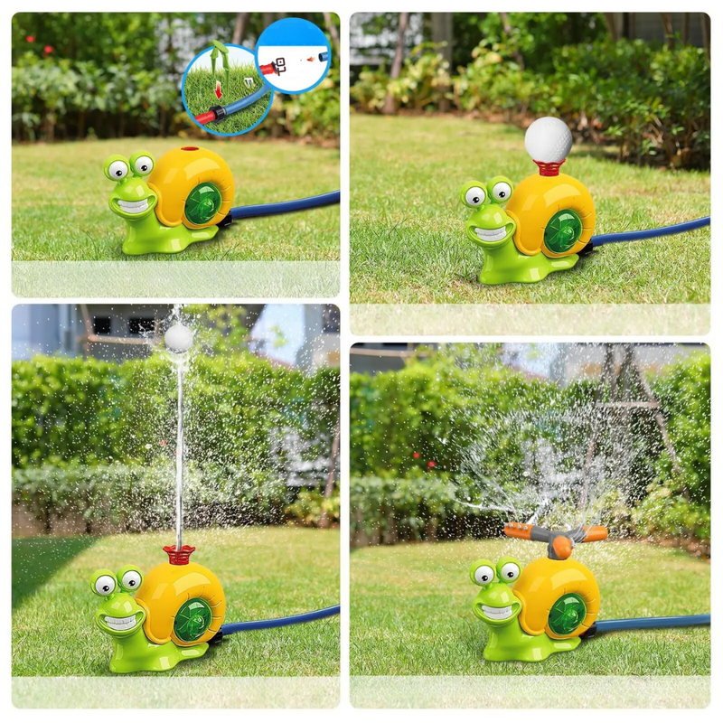 Waterpret Slakken Baseball Set - Sportief Spelen en Spetteren