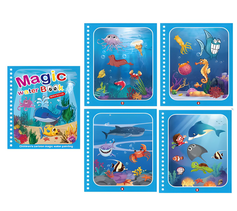 Waterverfboek Set – Magisch Verfplezier zonder Vlekken (4-delige set)