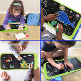 Herbruikbaar leer- en tekenboek voor kinderen – inclusief 12 stiften