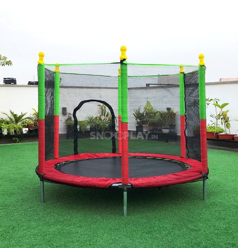 Kindertrampoline met veiligheidsnet – Jumpie KidsTramp
