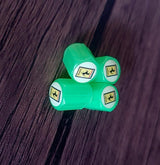 Set van 4 verlichte ventieldoppen met logo – LuxaGlow