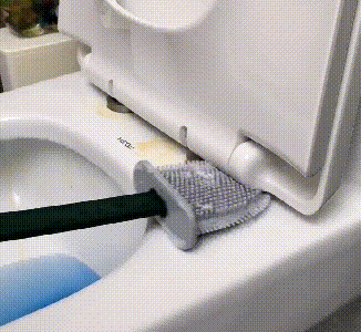 FlexiClean Toiletborstel – Hygiënisch Siliconenontwerp voor Eenvoudig Schoonmaken