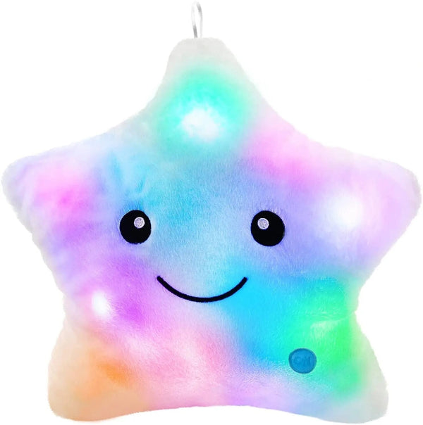 StarryCuddle | Duik in een knus gelukzalig gevoel met een zachte lichtgevende knuffel!