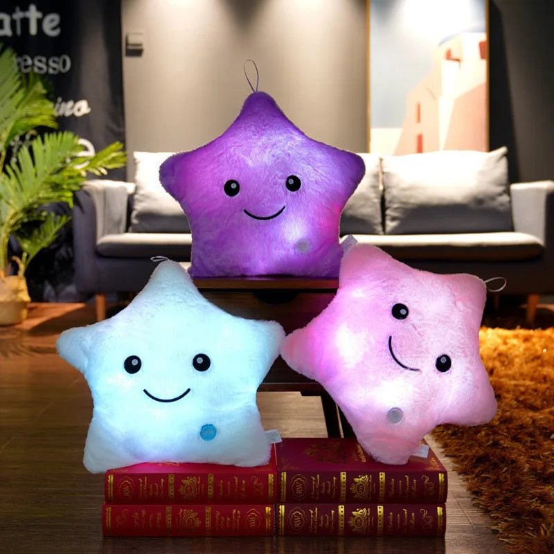 StarryCuddle | Duik in een knus gelukzalig gevoel met een zachte lichtgevende knuffel!