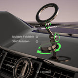 360° Vouwbare Magnetische Telefoonhouder voor de Auto - Stabiel & Verstelbaar