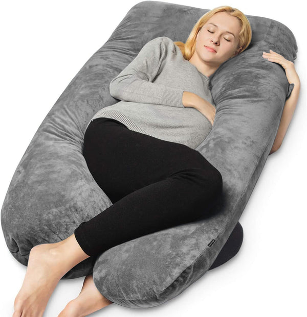 ComfortNest Zwangerschaps- en Zijslaapkussen – Extra Steun voor Mama en Baby