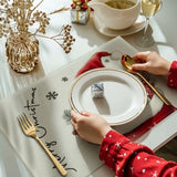 GNOMECHEER – Decoratieve kersttafelonderzetter voor feestelijke familiediners