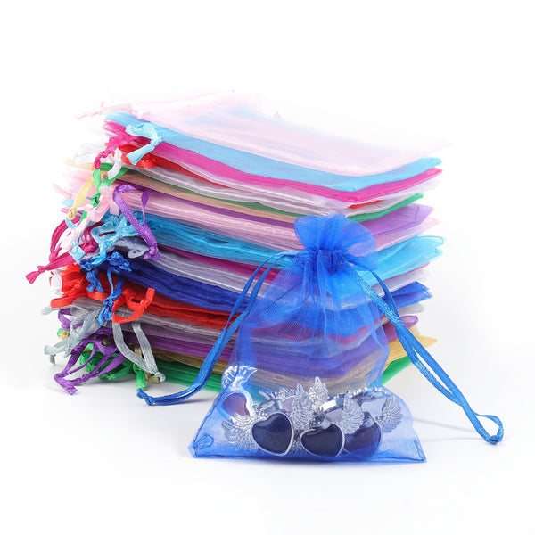 Elegante Organza Zakjes Set – Ideaal voor Geschenken en Feestdecoratie
