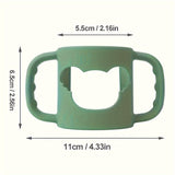 SnuggleGrip Siliconen Flessenhandvatten voor Baby's – Zacht & Flexibel