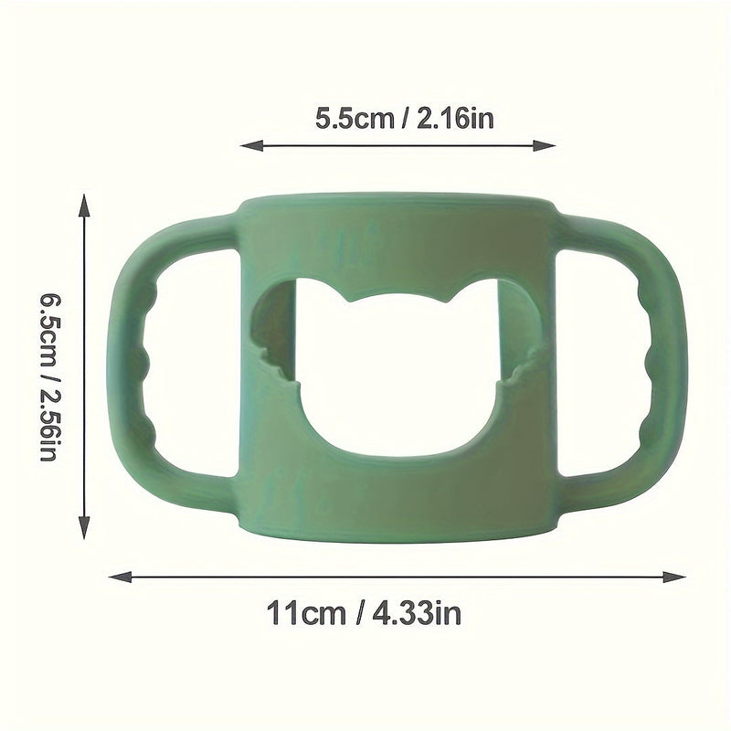 SnuggleGrip Siliconen Flessenhandvatten voor Baby's – Zacht & Flexibel