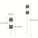 Uitschuifbare Microvezel Plumeau – Wasbaar, Buigzaam en Perfect voor Hoge Plafonds