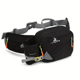 Veelzijdige Hardloop Heuptas met Waterfleshouder – Duurzaam Nylon met Ritssluitingen voor Wandelen en Marathons