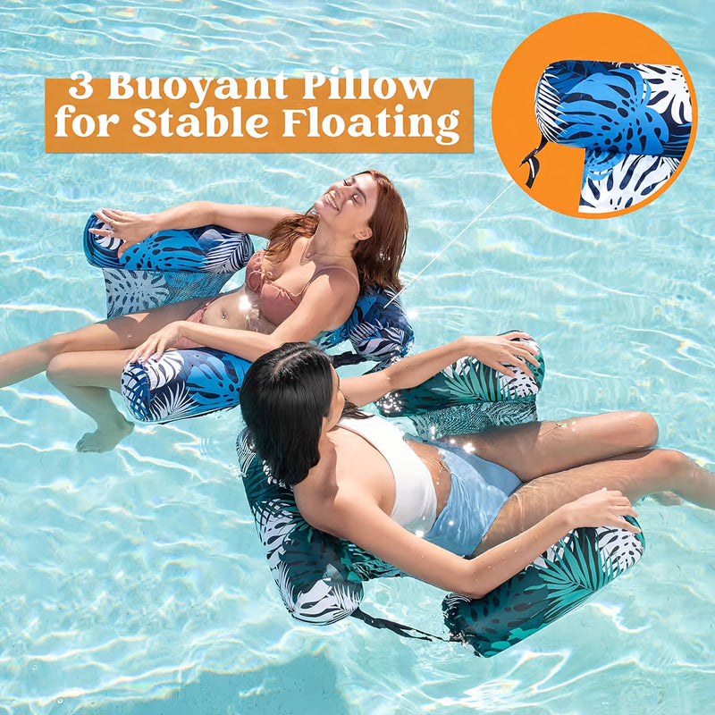 Opblaasbare Drijvende Pool Lounge – Duurzaam en Comfortabel Water Hangmat