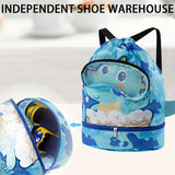 Oceaan-Thema Zwembackpack - Waterdicht met Nat/Droog Scheiding