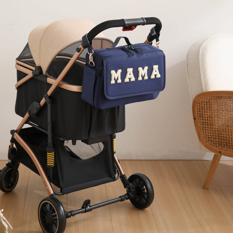 Mama Universele Kinderwagen Organizer Tas – Met Isolerende Bekerhouder en Afneembare Telefoonhoes
