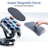CarPhone Stand - Sterke Magnetische Telefoonhouder, Klein, Compact En Probleemloos Voor Mobiele Navigatie