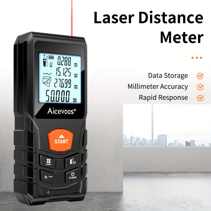 Compacte Laser Afstandsmeter – Nauwkeurig en Robuust Meetinstrument