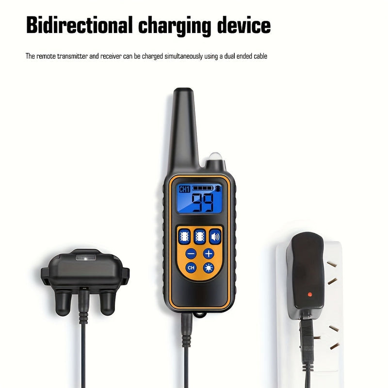 Smart Trainer Pro – Oplaadbare Afstandsbediening Hondenhalsband met Pieptoon & Trilling