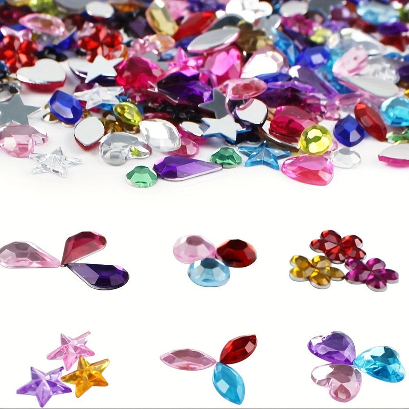 Decoratieve Acryl Steentjes Set – Ideaal voor Feesten en DIY Projecten