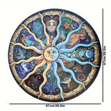 1000-delige Ronde Sterrenbeeld-Puzzel - ZodiacDreams