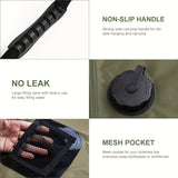 SunnyFlow Zonne-douchezak – Praktisch, Lekvrij en Met Temperatuurmeter