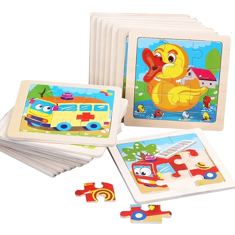 Educatieve Houten Puzzel – Voor jonge ontdekkers