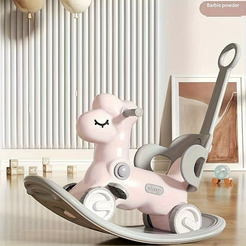 2-in-1 Baby Schommelpaard en Loopfiets - Veilig en Leuk Speelgoed