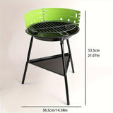 Draagbare Buitenbarbecue van Metaal – Demonteerbaar, Lichtgewicht en Perfect voor Kamperen of Tuin