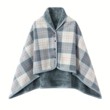 Draagbare Fleece Deken – Warm en Comfortabel voor Thuis, Werk en Outdoor