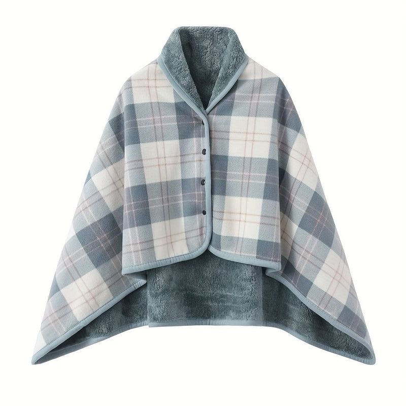 Draagbare Fleece Deken – Warm en Comfortabel voor Thuis, Werk en Outdoor