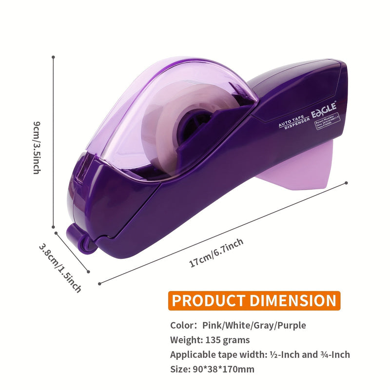 QuickSeal Tape Dispenser – Supersnel Plakken met Eén Hand