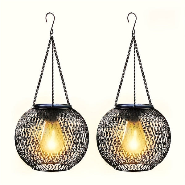 Houten Solar Tuinlantaarn – Ideaal voor Avondverlichting in de Tuin