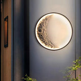 Buitenmaanlicht – Waterdichte LED Wandlamp met Maangeïnspireerd Ontwerp
